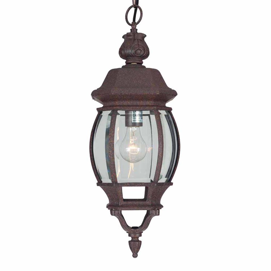 Volume International 22 in Rust Outdoor Pendant Light