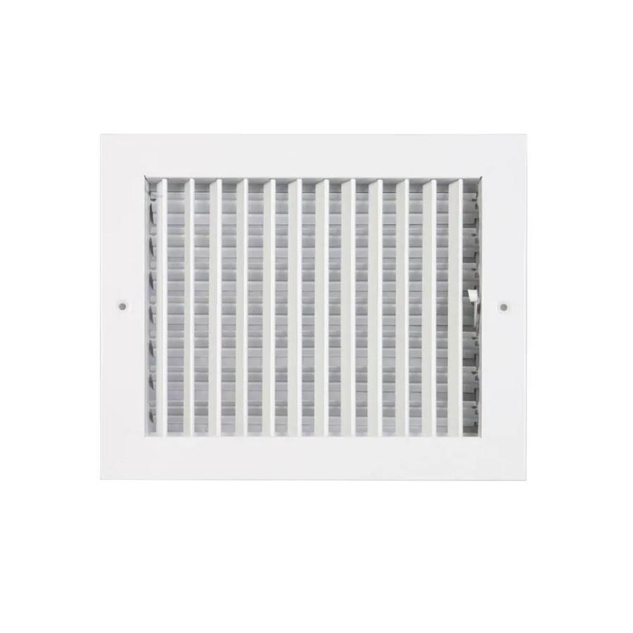 Accord 12 x 6 White Adjustable Sidewall/Ceiling Register