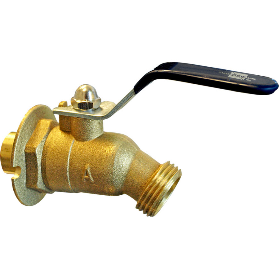 AMERICAN VALVE 1/2 in Sweat Brass Sillcock Valve