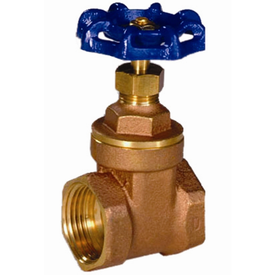 AMERICAN VALVE 1/2 in Brass Female In Line Gate Valve