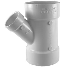 Shop Charlotte Pipe 3-in x 3-in x 1-1/2-in dia PVC Wye Fitting at Lowes.com