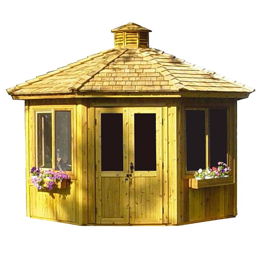 Cedarshed Cedar Gazebo (Foundation 11 ft x 13 ft)