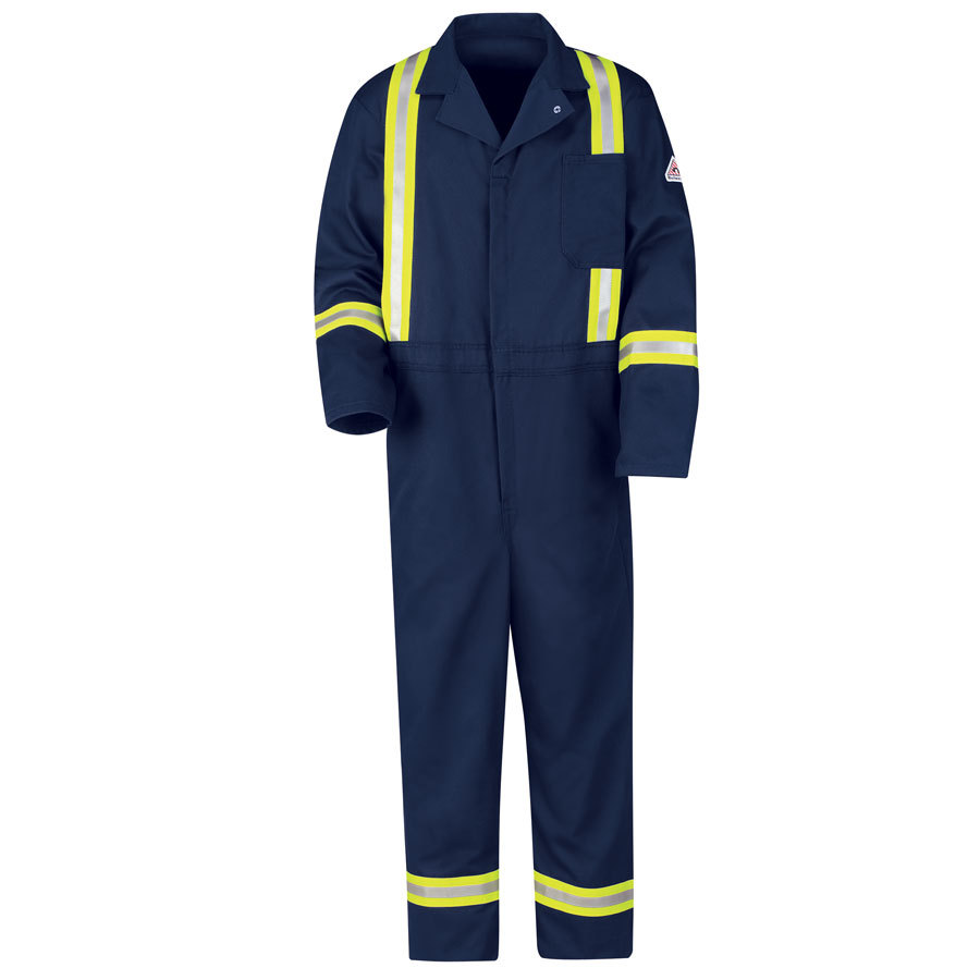 Bulwark 54 Mens Navy Long Coveralls