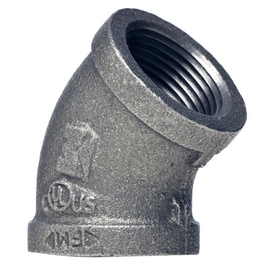 Mueller Proline 1/2 in Dia 45 Black Iron Elbow Fitting