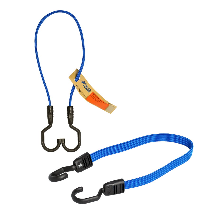 Blue Hawk 2 ft Rubber Core Steel Hook Bungee Cord