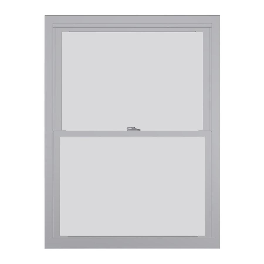 United Series 4800 4800 Series Vinyl Double Pane Single Strength Replacement Double Hung Window (Rough Opening 24 in x 38 in Actual 23.75 in x 37.5 in)