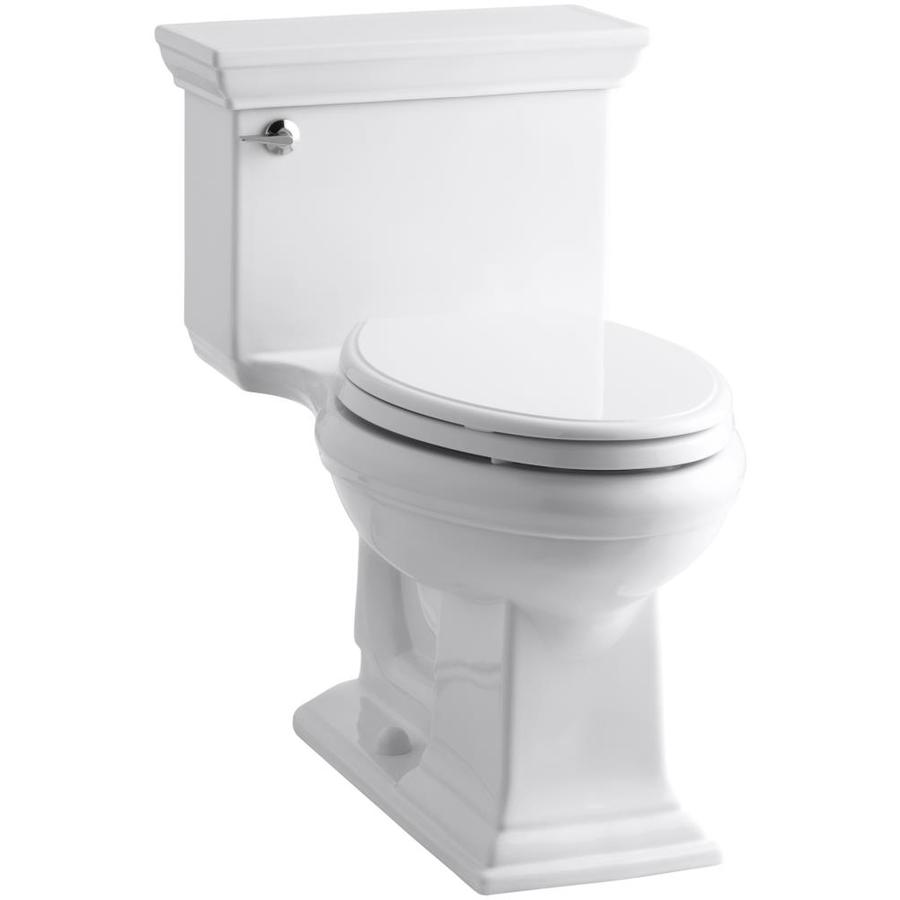 KOHLER Memoirs White 1.28 GPF (4.85 LPF) 12 in Rough In WaterSense Elongated 1 Piece Comfort Height Toilet