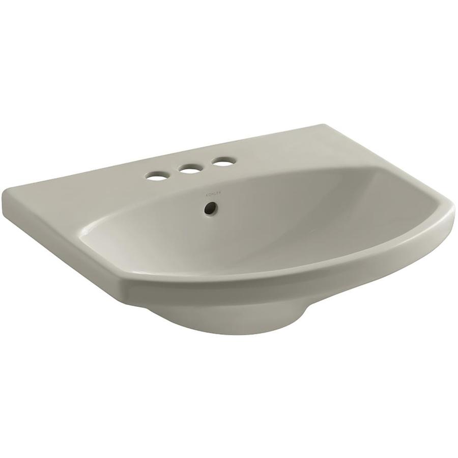 KOHLER 22.75 in L x 18.88 in W Vitreous China Pedestal Sink Top