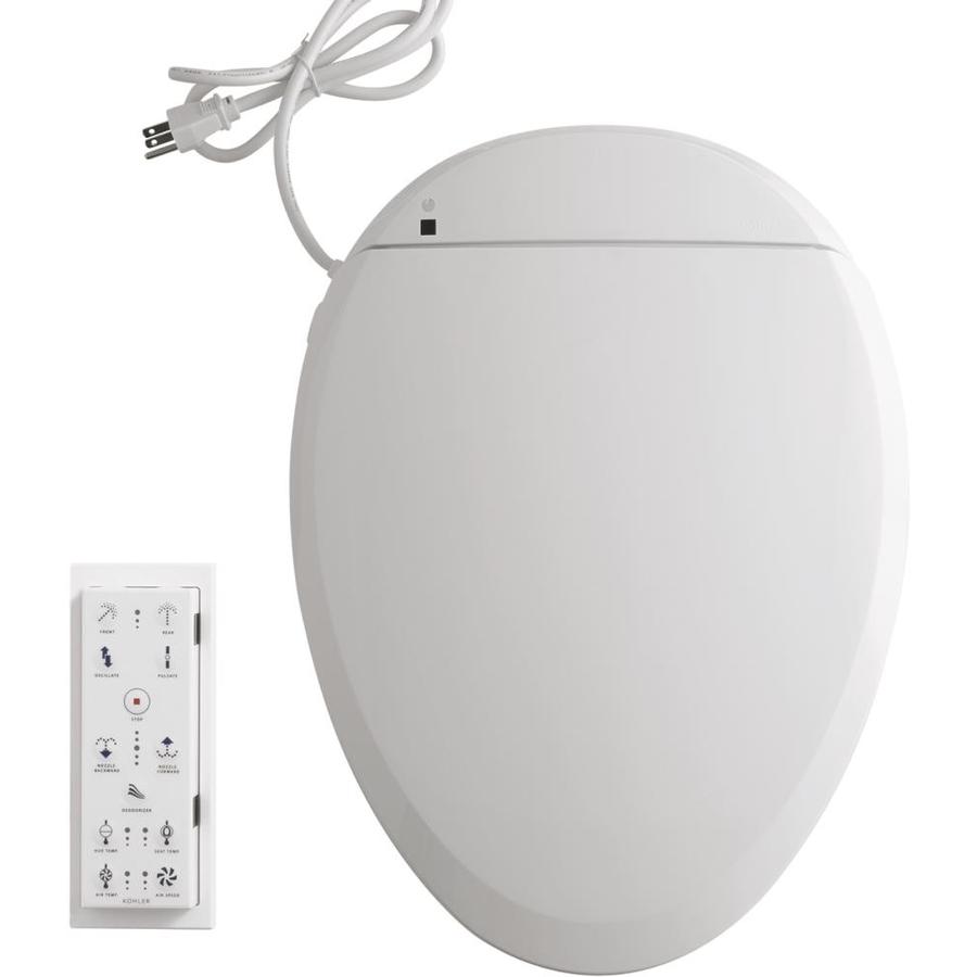 Kohler C3 200 White Elongated Bidet Toilet Seat In The Toilet Seats Department At Lowes Com