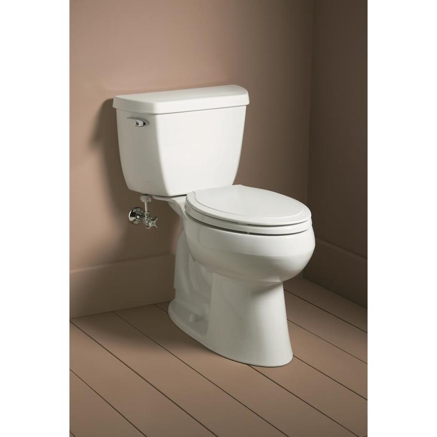 Kohler Rutledge White Elongated Slow Close Toilet Seat In The Toilet Seats Department At Lowes Com
