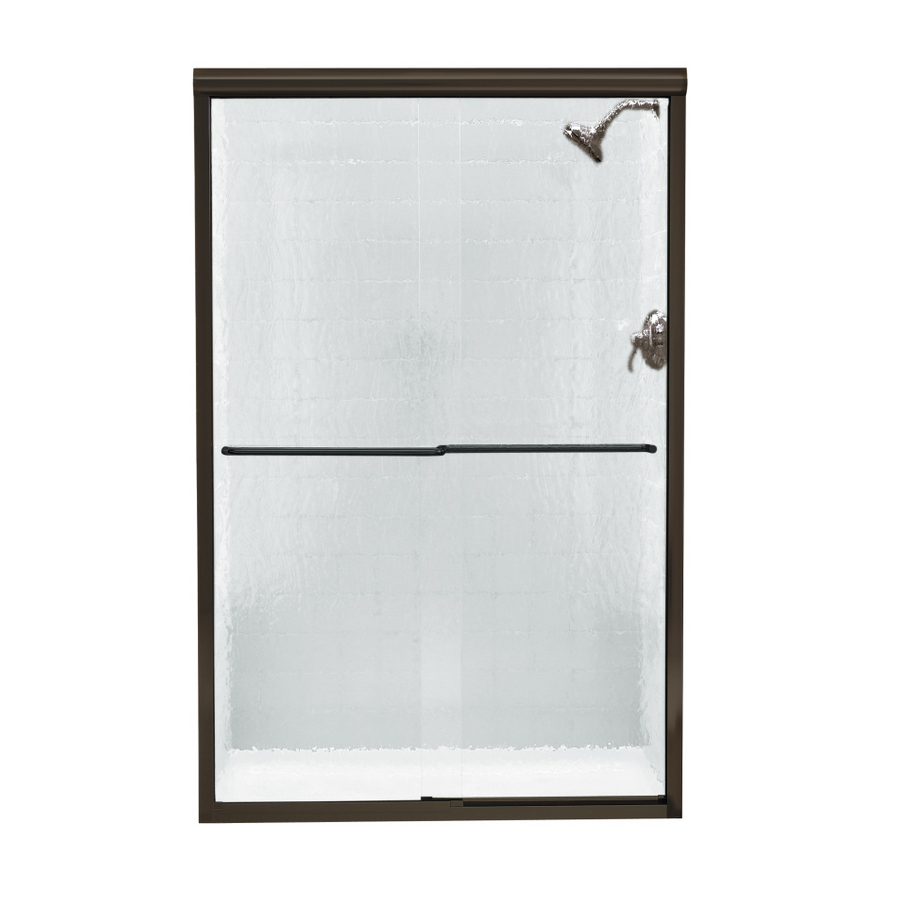 Sterling Deep Bronze Frameless Bypass Shower Door