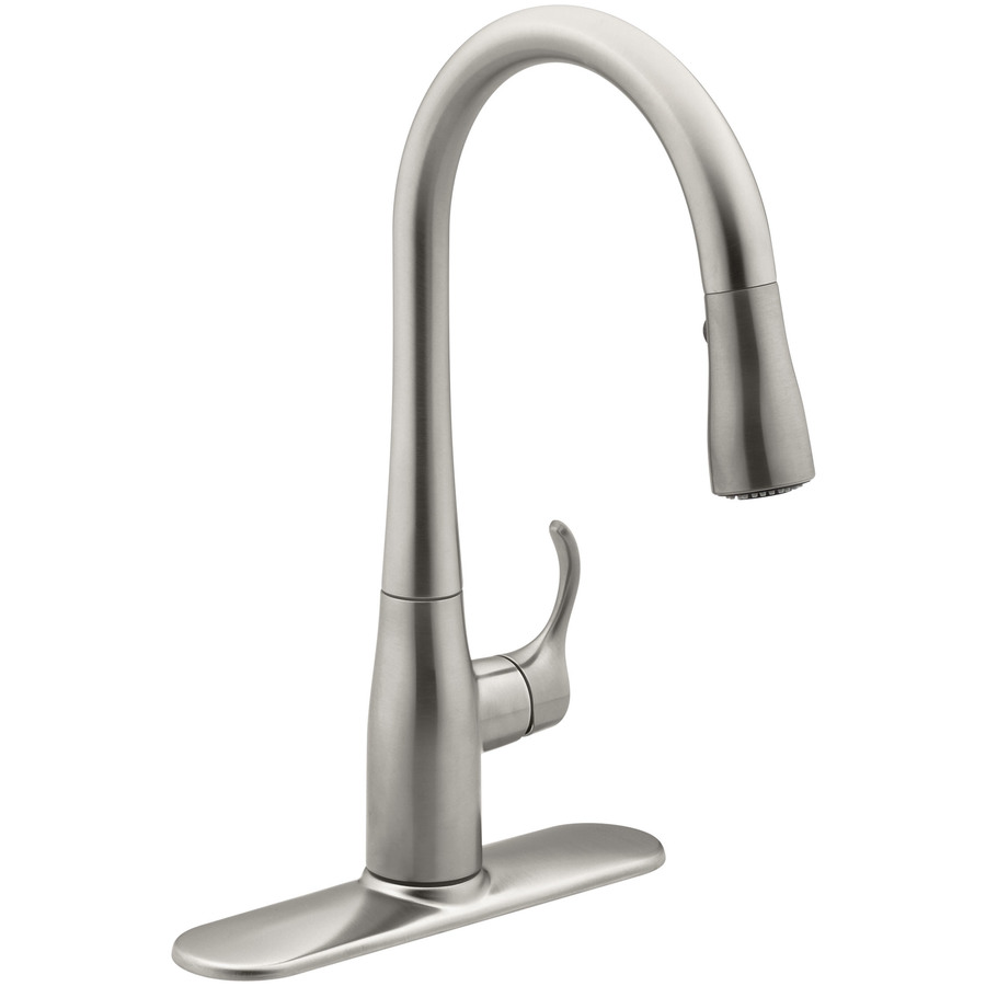 KOHLER Simplice Vibrant Stainless 1 Handle Bar Faucet