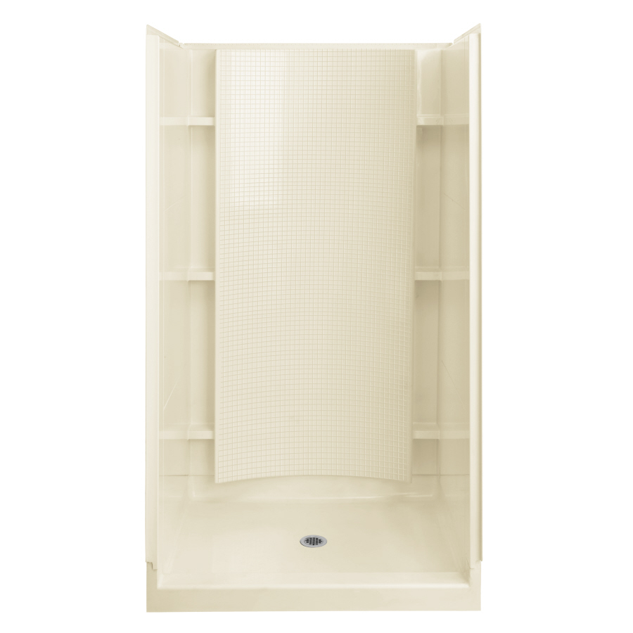 Sterling 77 in H x 36 in W x L Kohler Almond Alcove Shower Kit