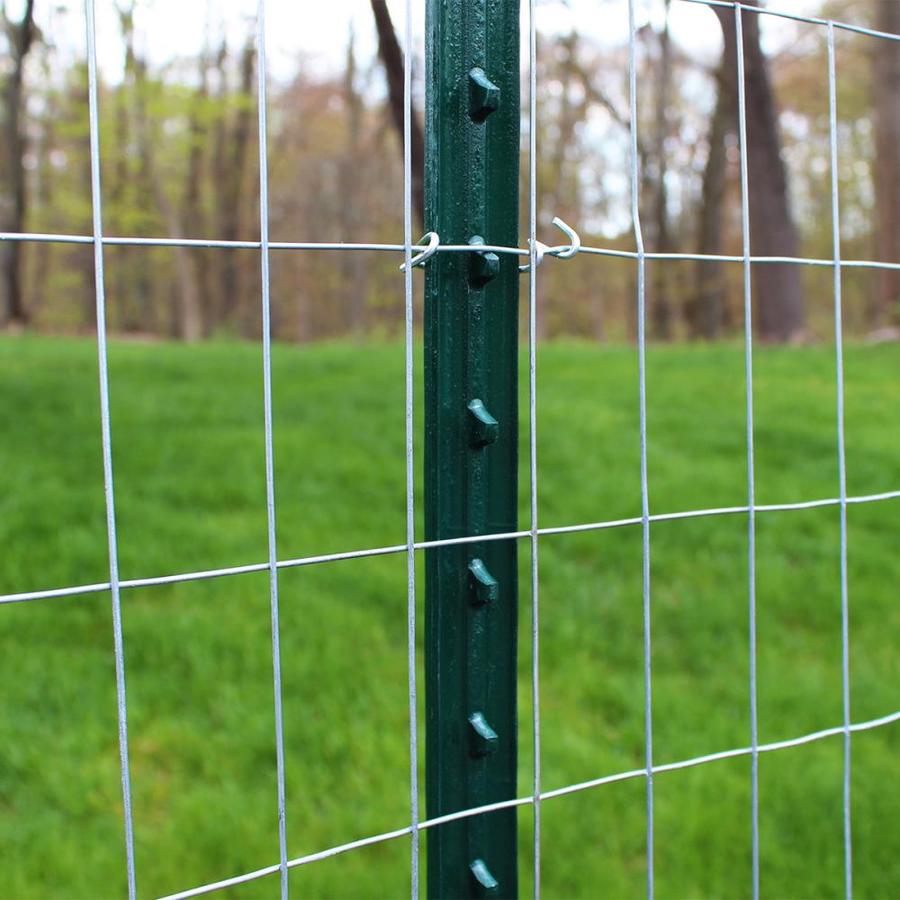 x 100 ft Everbilt Welded Wire Fencing 5 ft 14-Gauge Galvanized Steel 