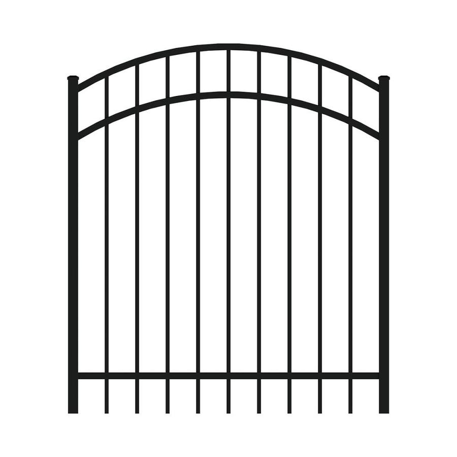 Ironcraft Powder Coated Aluminum Fence Gate (Common 48 in x 47 in; Actual 48 in x 47 in)