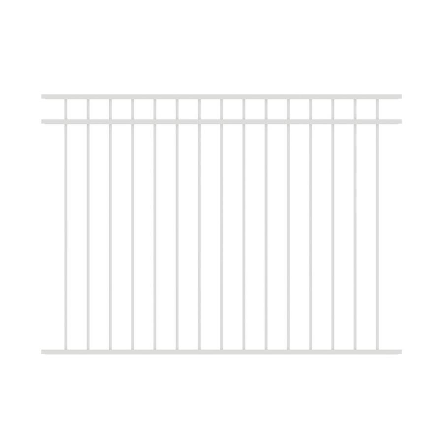 Ironcraft Powder Coated Aluminum Fence Panel (Common 52 in x 71.5 in; Actual 52 in x 71.5 in)