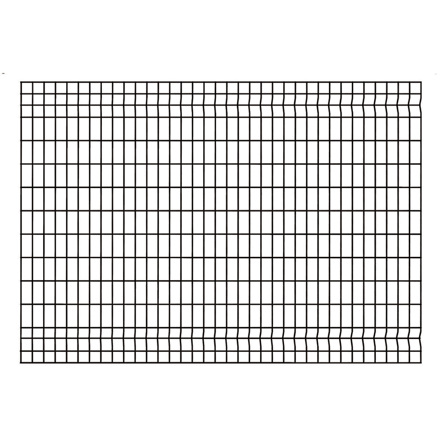 Ironcraft Black Steel Fence Panel (Common 47.64 in x 70.08 in; Actual 47.64 in x 70.08 in)