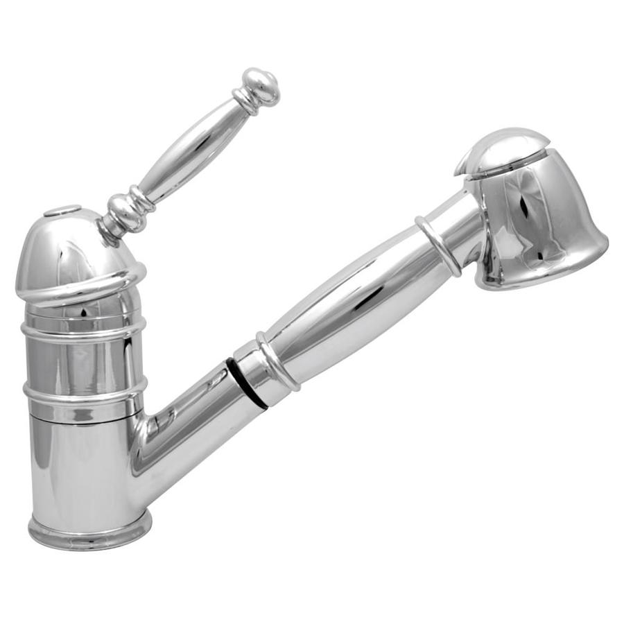 Mico Designs Braxton Satin Nickel Pull Out Kitchen Faucet