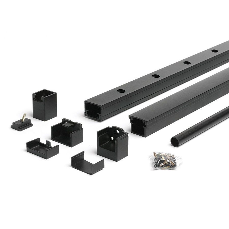 Trex 36 in x 96 in Charcoal Black Aluminum Porch Rail