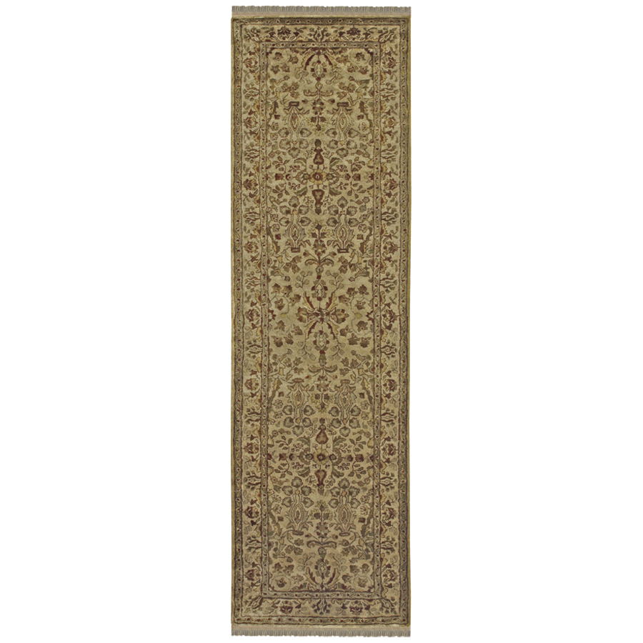 Alegra 2 ft 3 in W x 8 ft L Cream Wool Runner