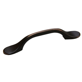 Style Selections 3-in Center-To-Center Aged Bronze Arched Cabinet Pull