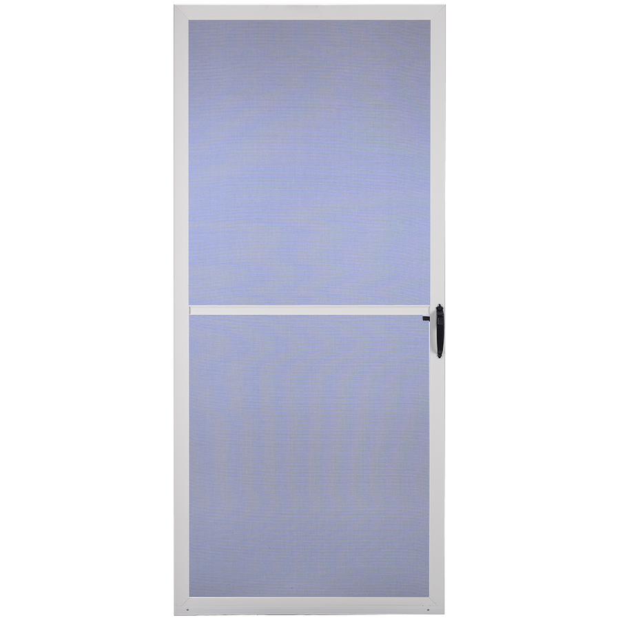 Comfort Bilt Key West White Aluminum Hinged Screen Door (Common 36 in x 81 in; Actual 35.875 in x 80 in)