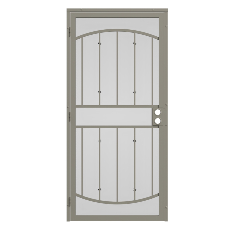 Gatehouse Gibraltar Almond Steel Security Door (Common 81 in x 32 in; Actual 81 in x 35 in)