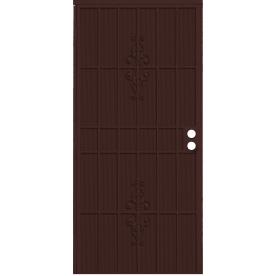 Gatehouse 32 in x 81 in Ares Bronze Steel Security Door