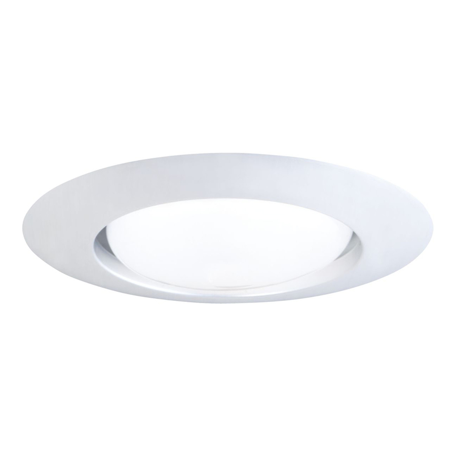 Halo 6 in White Open Recessed Light Trim