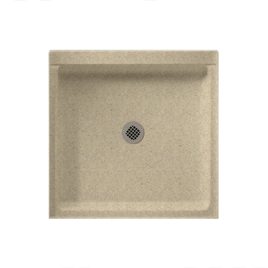 Swanstone Prairie Solid Surface Shower Base (Common 36 in W x 36 in L; Actual 36 in W x 36 in L)
