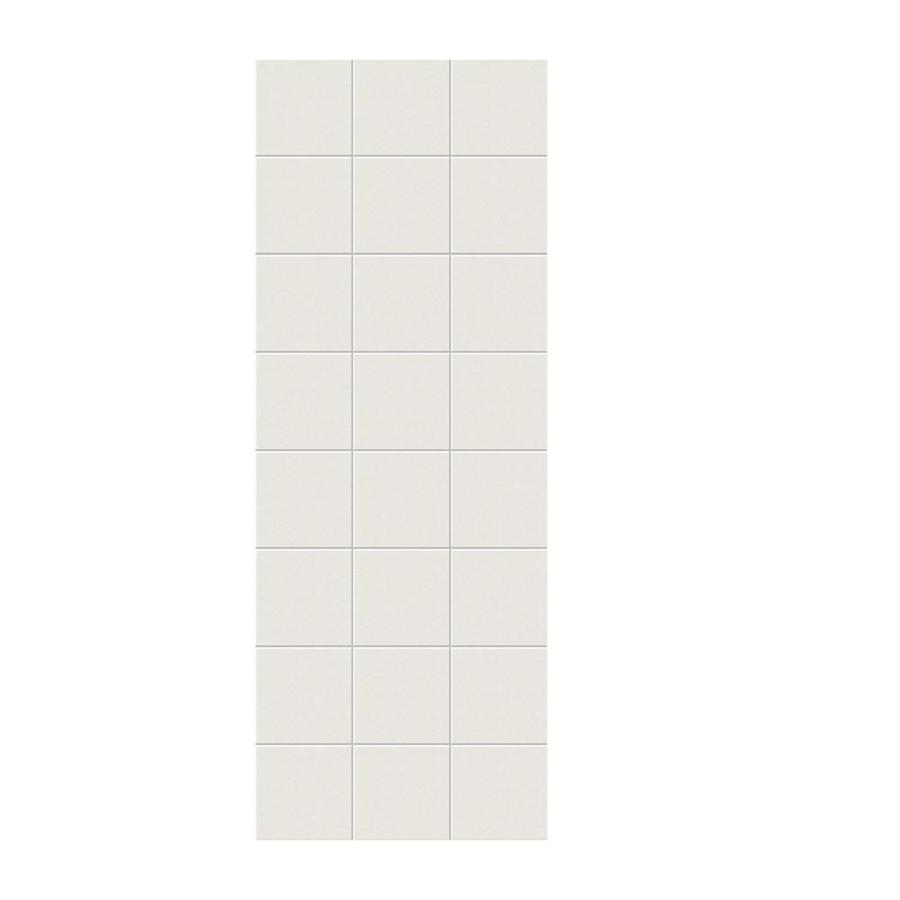 Swanstone Glacier Solid Surface Shower Wall Surround Side Panel (Common 0.25 in x 36 in; Actual 96 in x 0.25 in x 36 in)