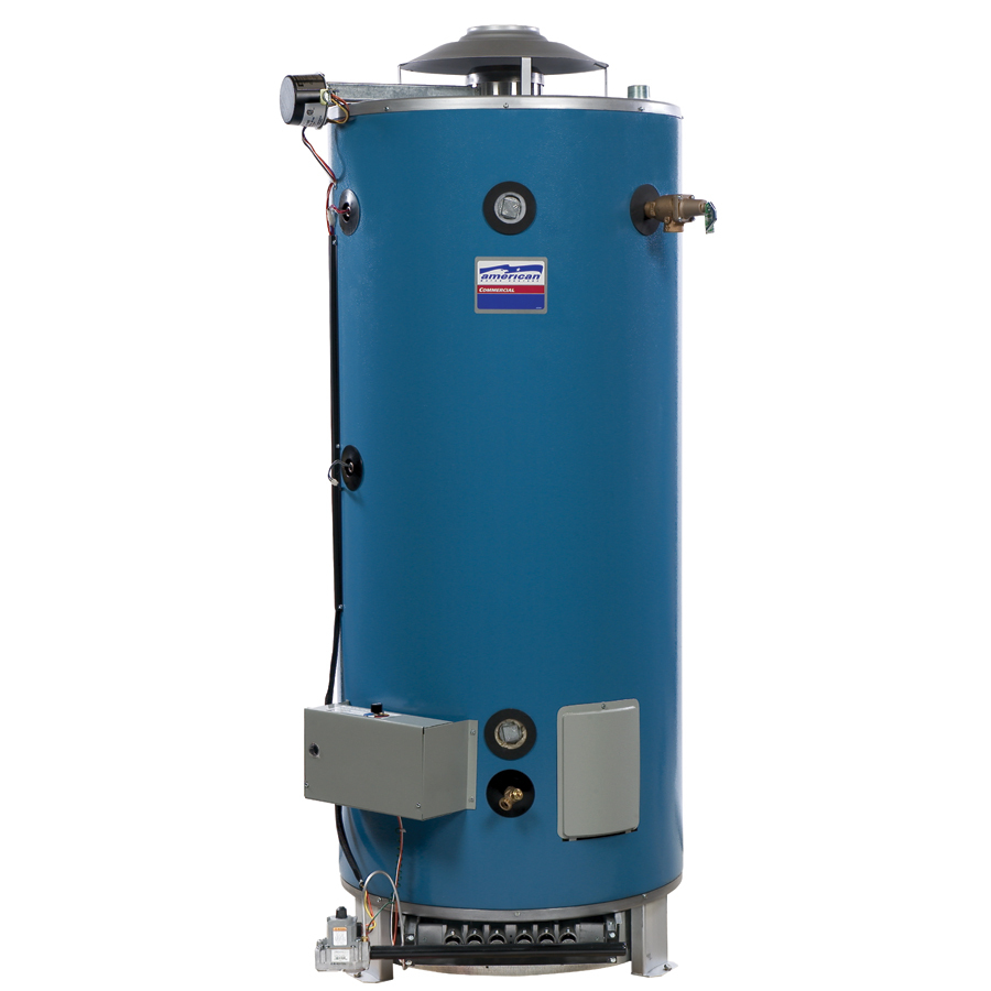 American Water Heater Company 100 Gallon 3 Year Tank, 1 Year Parts Commercial Tall Natural Gas Water Heater