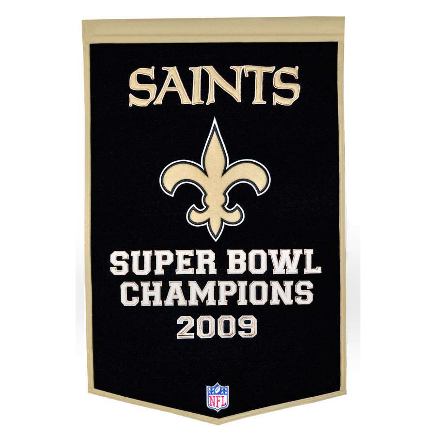 Winning Streak 38 in x 24 in New Orleans Saints Banner