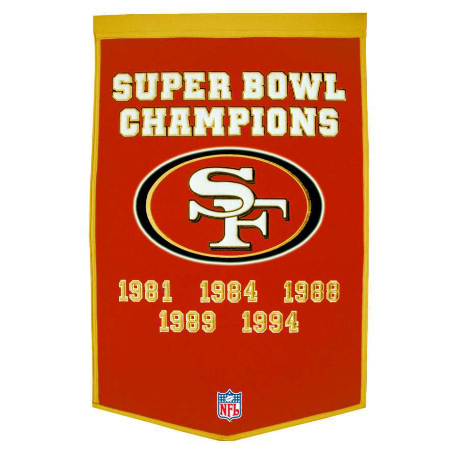 Winning Streak 38 in x 24 in San Francisco 49ers Banner