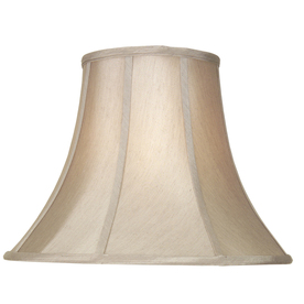 Lamp Shades At Lowes Display Product Reviews For 12 5 In X 17 Silken Toast Fabric Bell Lamp