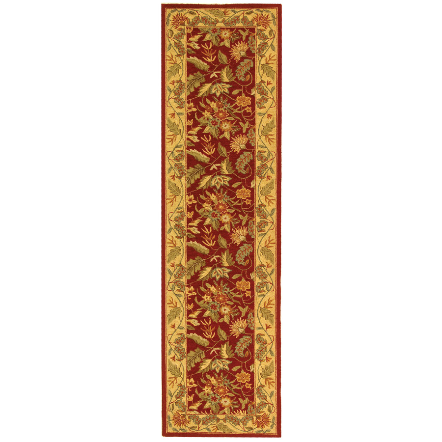 Safavieh Chelsea Red Hand Hooked Wool Runner (Common 2 ft x 10 ft; Actual 2.5 ft x 10 ft)