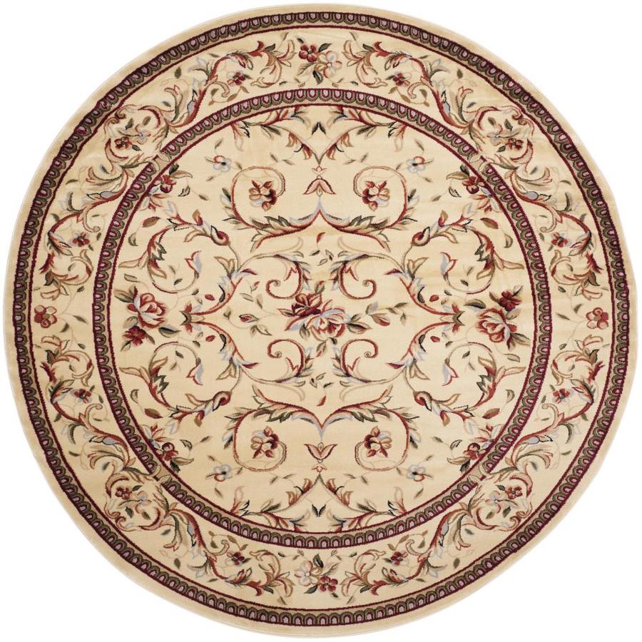 Safavieh Lyndhurst 8 ft x 8 ft Round Beige Transitional Area Rug