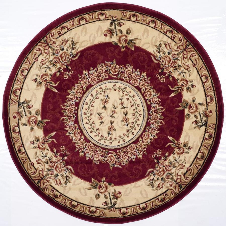 Safavieh Lyndhurst 5 ft 3 in x 5 ft 3 in Round Red Transitional Area Rug