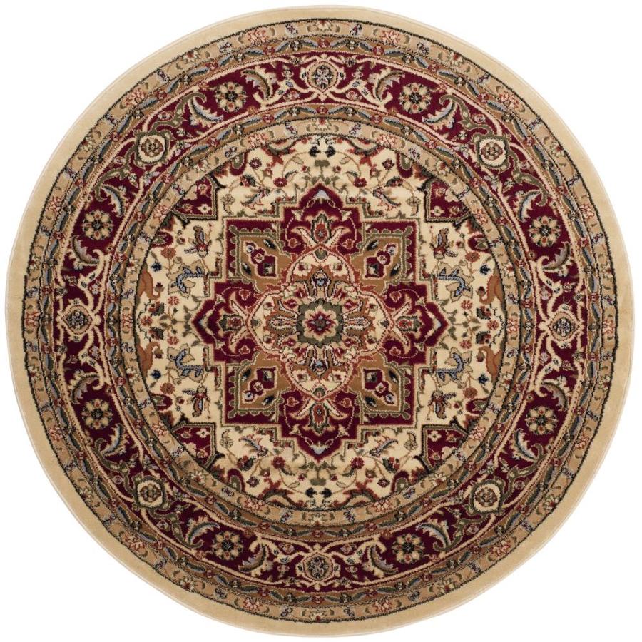 Safavieh Lyndhurst 5 ft x 5 ft Round Cream Transitional Area Rug