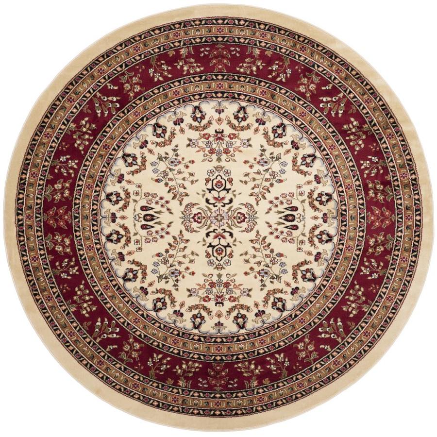 Safavieh Lyndhurst 8 ft x 8 ft Round Cream Transitional Area Rug