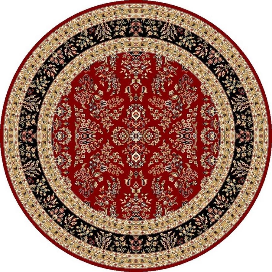 Safavieh Lyndhurst 8 ft x 8 ft Round Red Transitional Area Rug