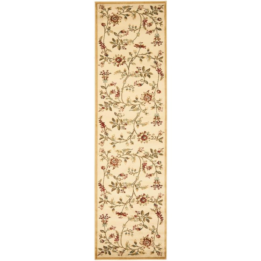 Safavieh Lyndhurst 2 ft 3 in W x 12 ft L Cream Runner