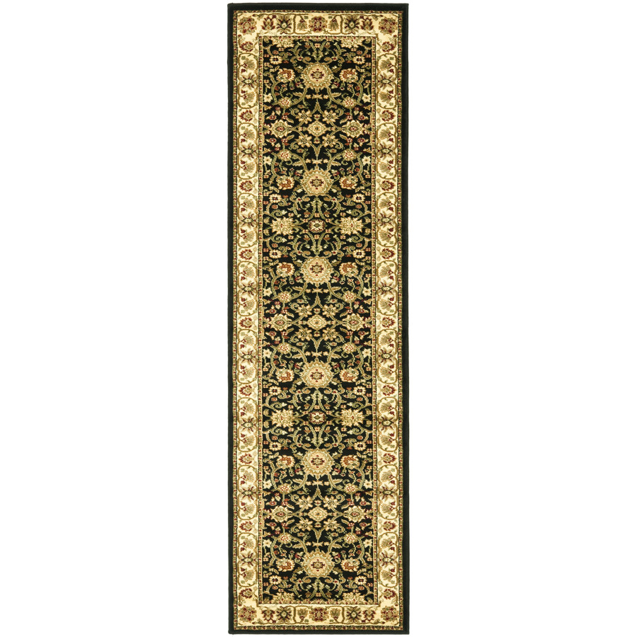 Safavieh Lyndhurst 2 ft 3 in W x 14 ft L Black Runner