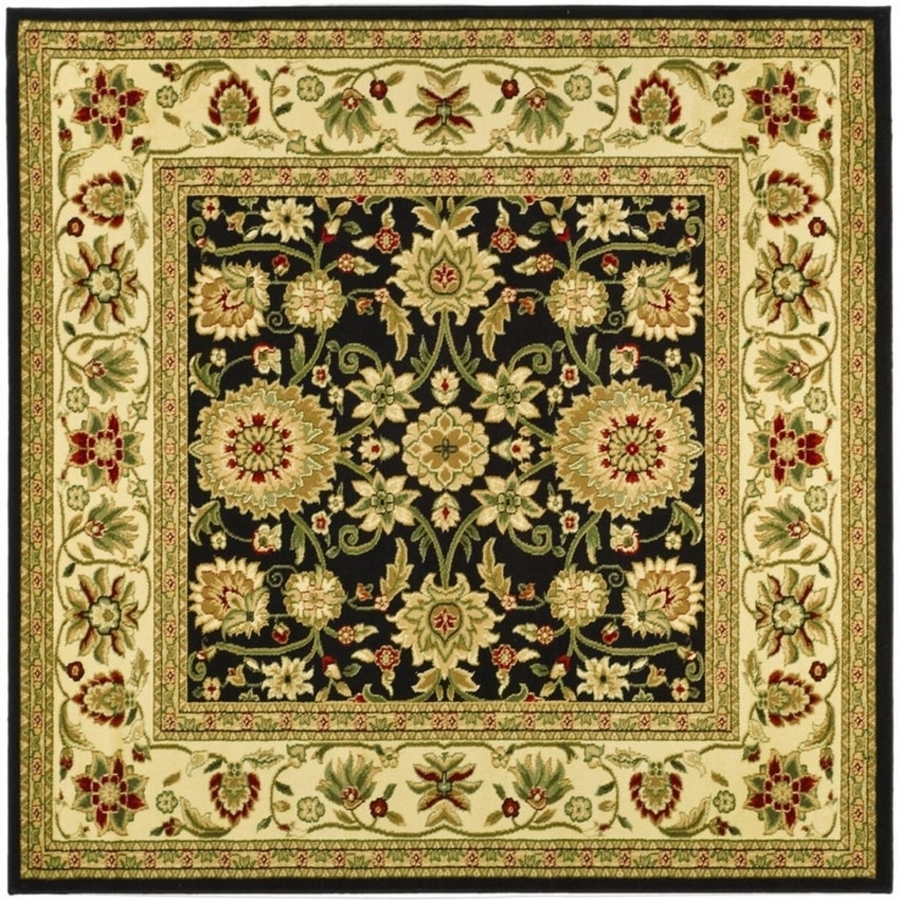 Safavieh 8 ft x 8 ft Black Kashan Area Rug