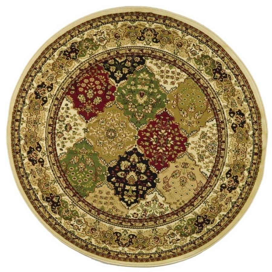 Safavieh Lyndhurst 5 ft 3 in x 5 ft 3 in Round Multicolor Transitional Area Rug