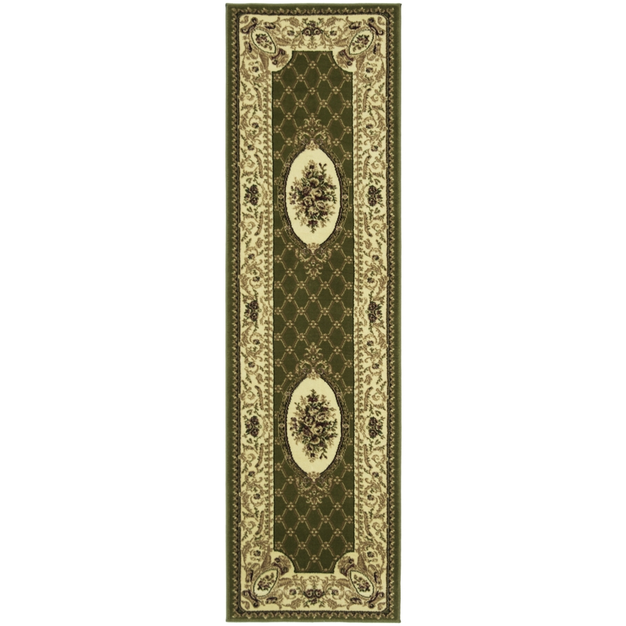 Safavieh Lyndhurst 2 ft 3 in W x 8 ft L Green Runner