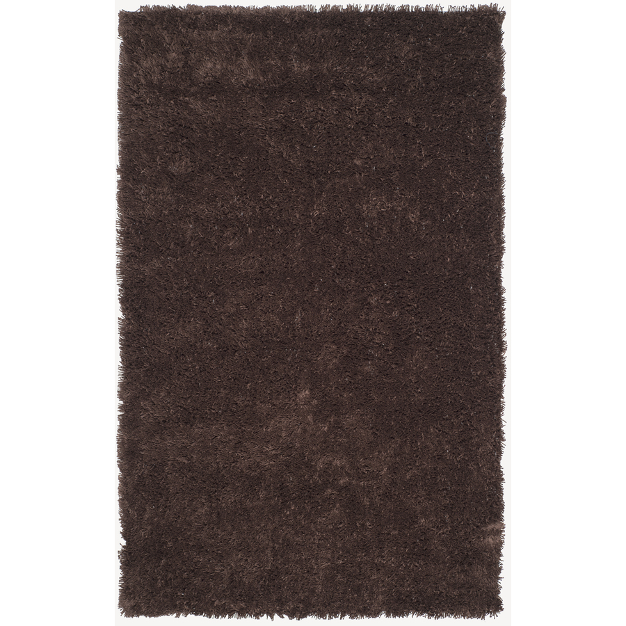 Safavieh 9 ft 6 in x 13 ft 6 in Chocolate Classic Shag Area Rug