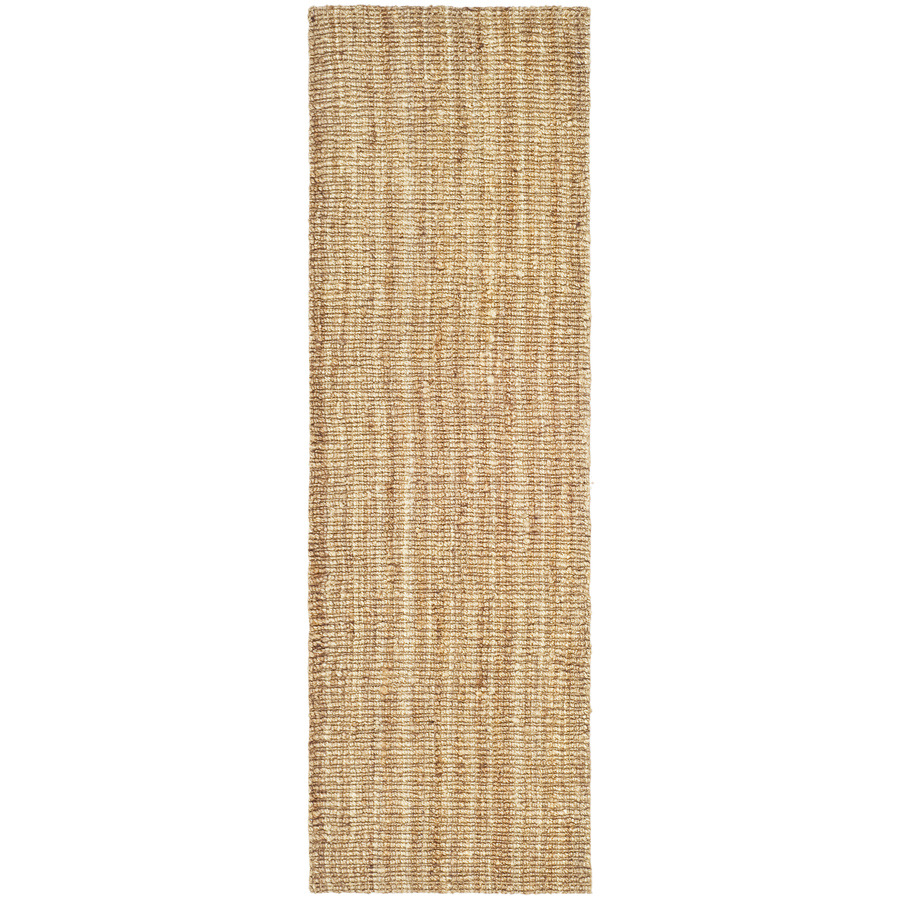 Safavieh Natural Fiber Natural Rectangular Indoor Woven Runner (Common 2 x 6; Actual 30 in W x 72 in L x 0.42 ft Dia)