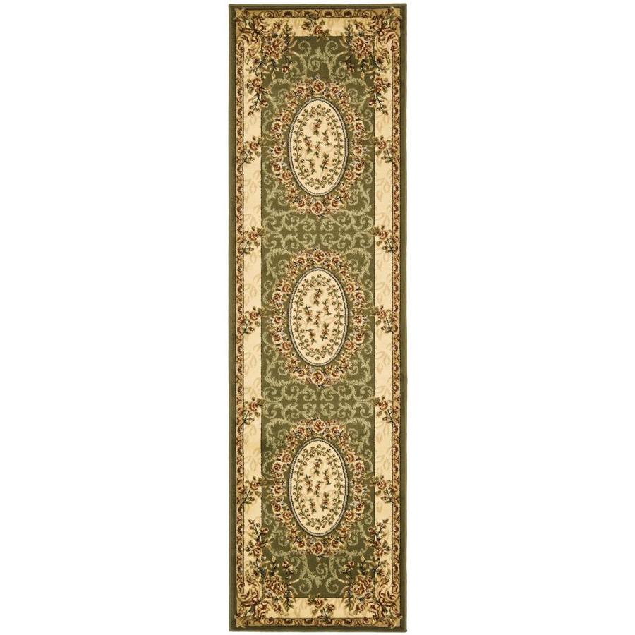 Safavieh Lyndhurst 2 ft 3 in W x 6 ft L Green Runner