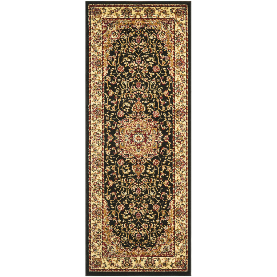 Safavieh Lyndhurst 2 ft 3 in W x 6 ft L Black Runner